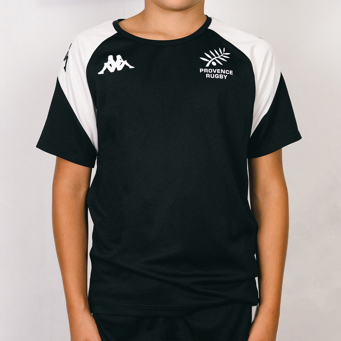 Maillot De Rugby Aix Marseille Provence, Kappa CEPAC, Noir, Homme Taille L, Occasion