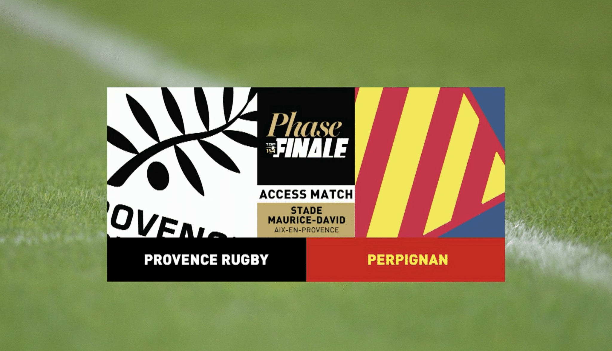 PROVENCE RUGBY / USAP : ACCESS MATCH TOP 14