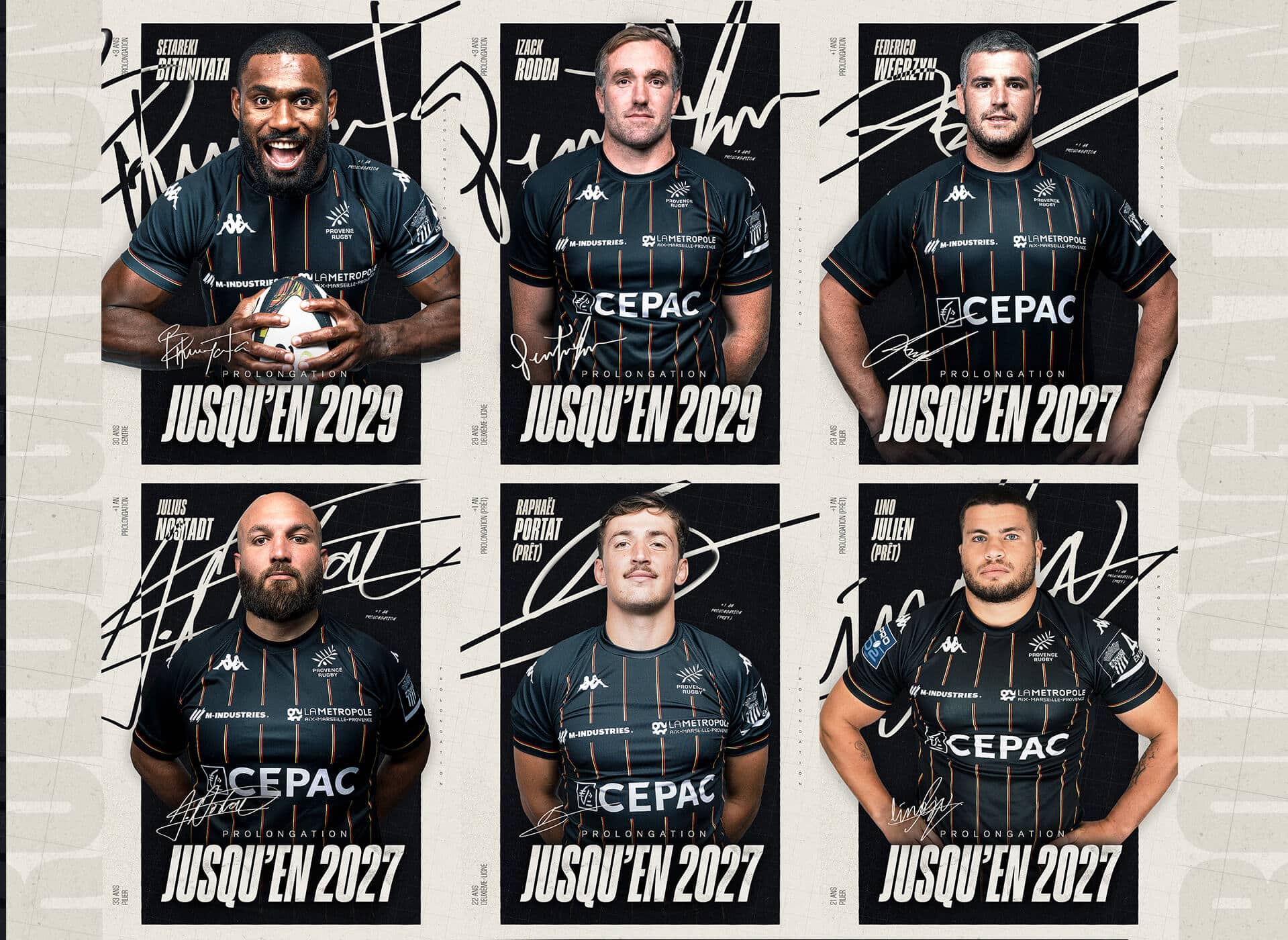 ILS prolongent l’aventure avec Provence Rugby