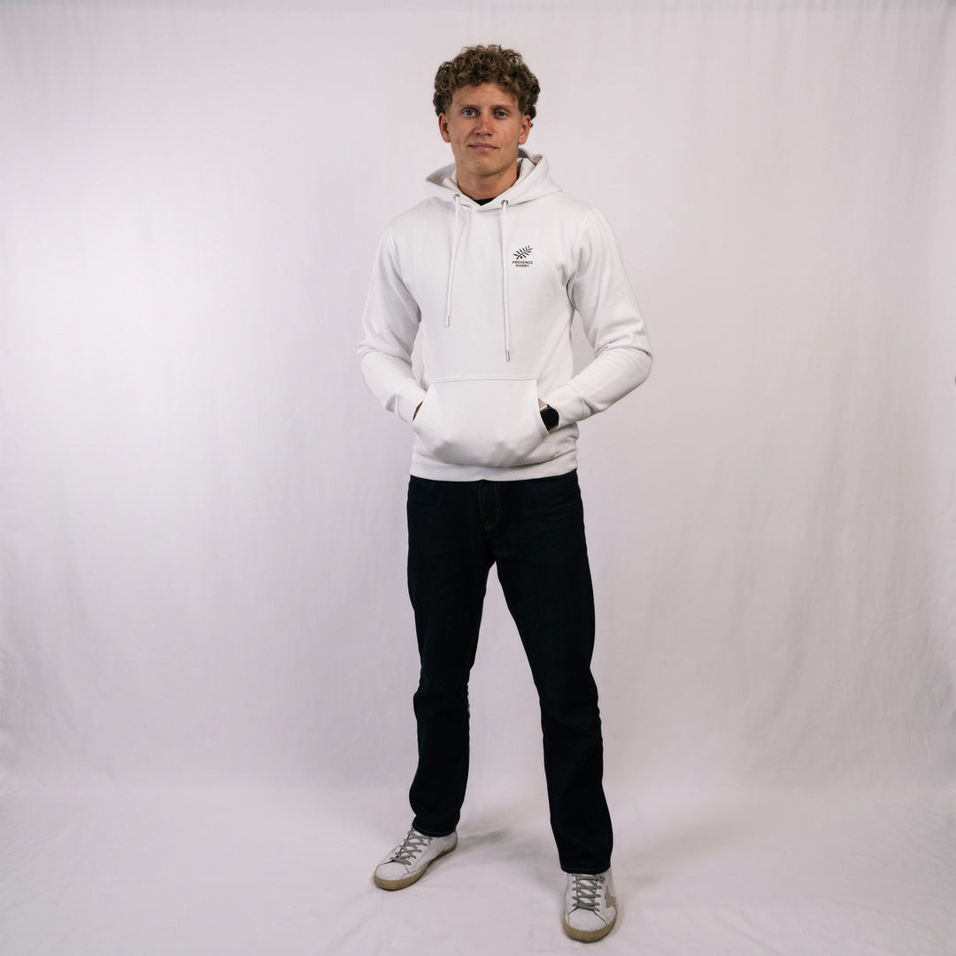 Sweat blanc Provence dans le dos
