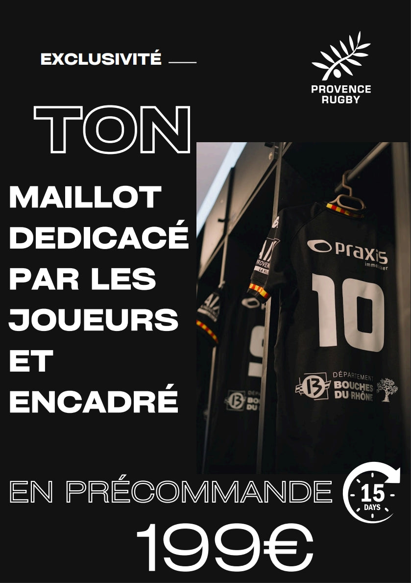 Cadre maillot dédicacé