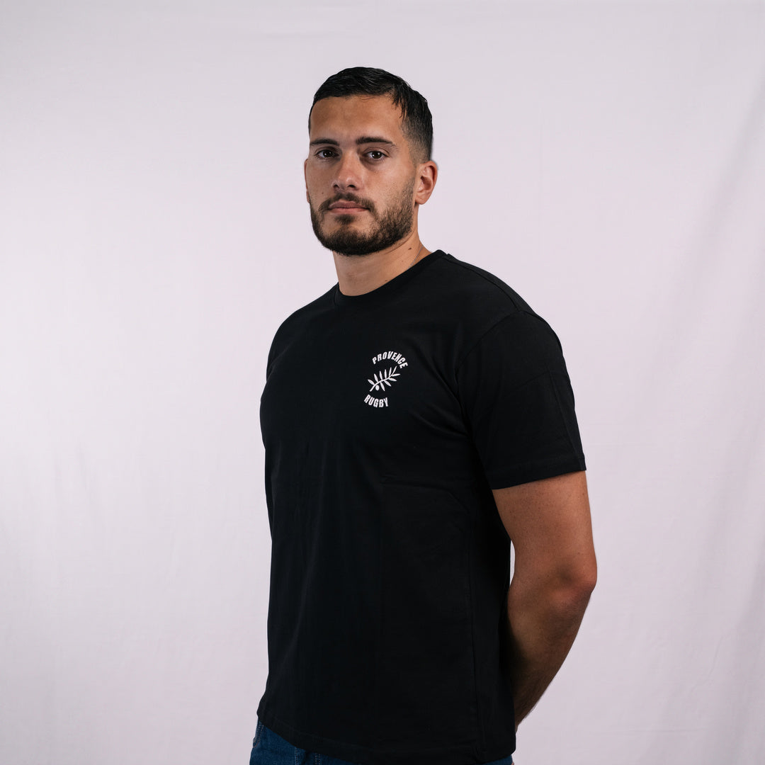 T-shirt noir Logo Adulte