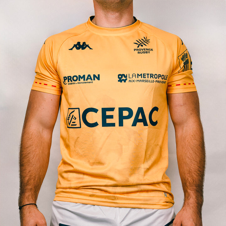 Maillot Rugby Kappa IUT Provence Aix Marseille porté #23 vintage Homme - L Maillot Rugby Kappa IUT Provence Aix Marseille porté #23 vintage Homme - L
