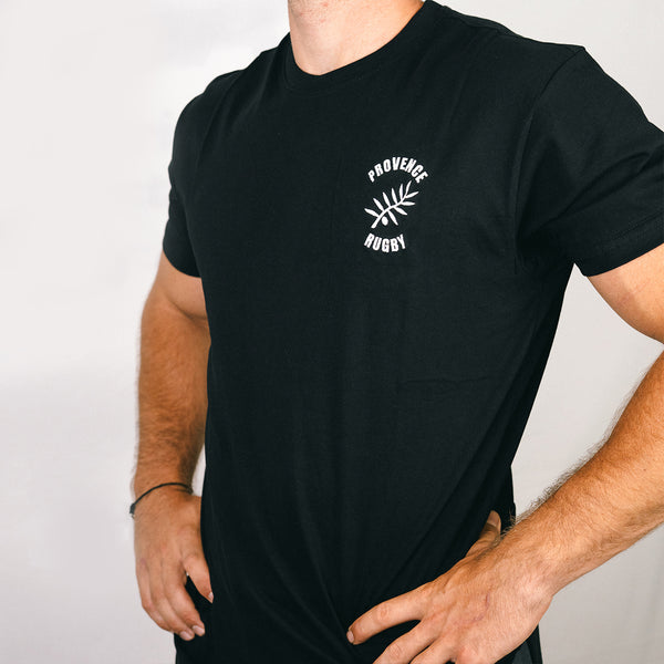 T-shirt noir Logo Adulte