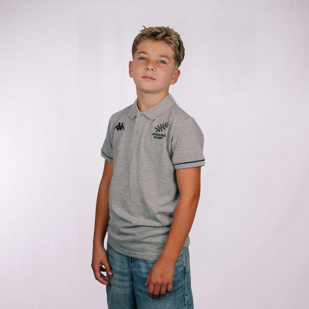 Polo BARLI gris enfant