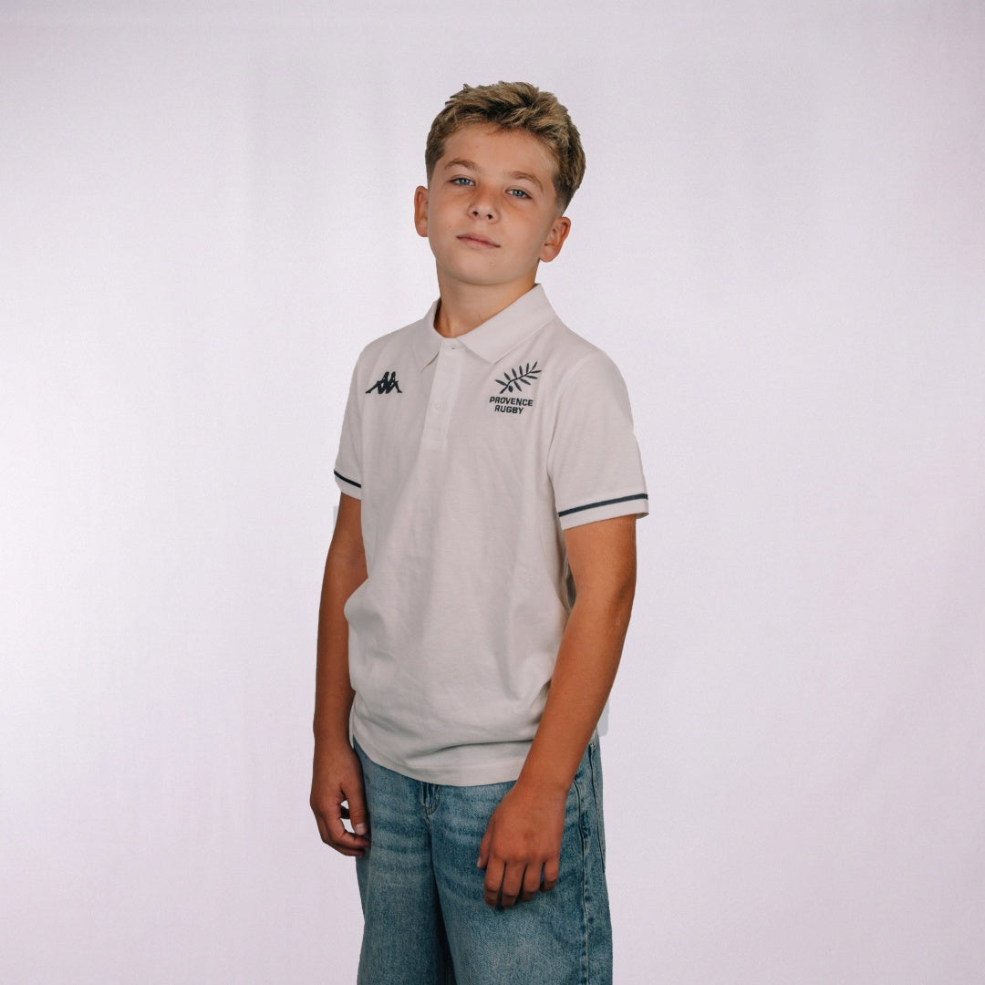 Polo BARLI blanc enfant